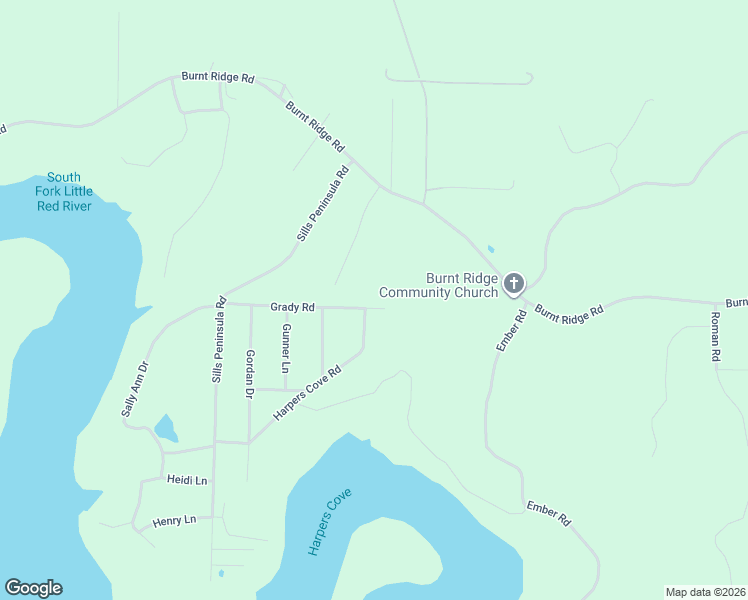 map of restaurants, bars, coffee shops, grocery stores, and more near 474 Grady Road in Shirley