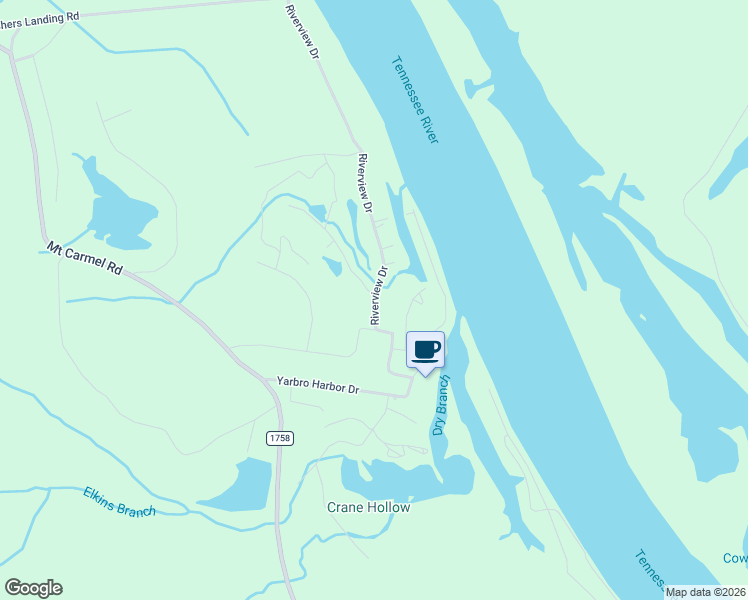 map of restaurants, bars, coffee shops, grocery stores, and more near 532 Riverview Drive in Decaturville