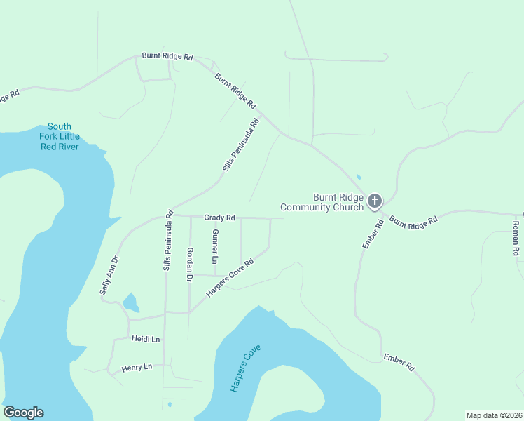 map of restaurants, bars, coffee shops, grocery stores, and more near 474 Grady Road in Shirley