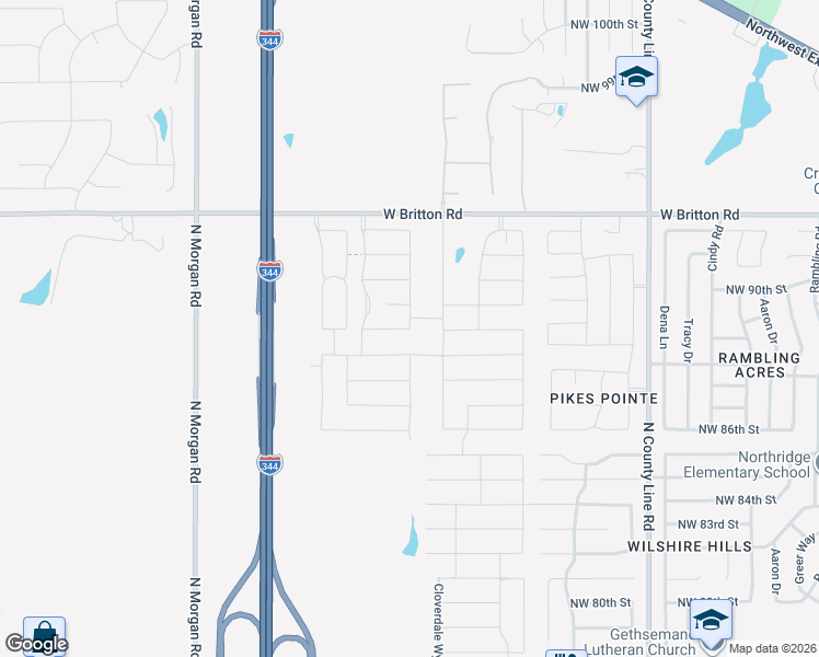 map of restaurants, bars, coffee shops, grocery stores, and more near Arman Drive in Yukon