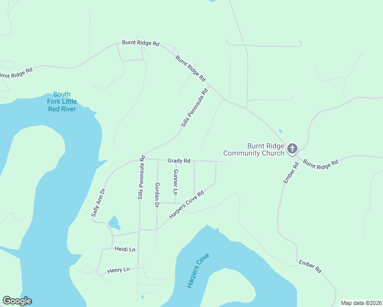 map of restaurants, bars, coffee shops, grocery stores, and more near 399 Grady Road in Shirley