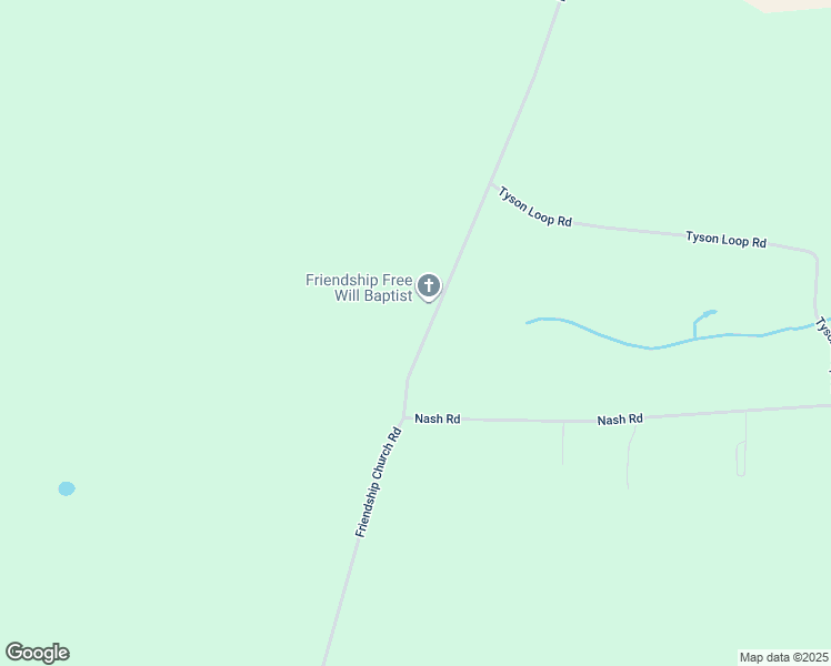 map of restaurants, bars, coffee shops, grocery stores, and more near Friendship Church Road in Walstonburg