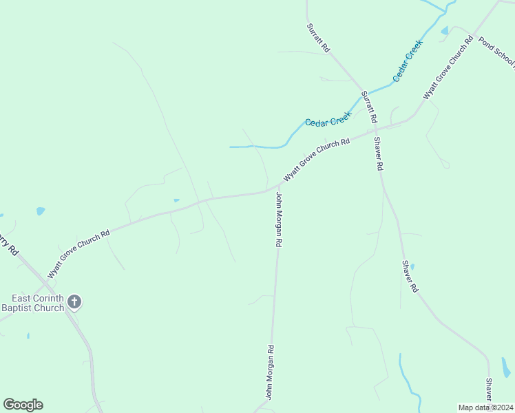 map of restaurants, bars, coffee shops, grocery stores, and more near 875 Wyatt Grove Church Road in Gold Hill