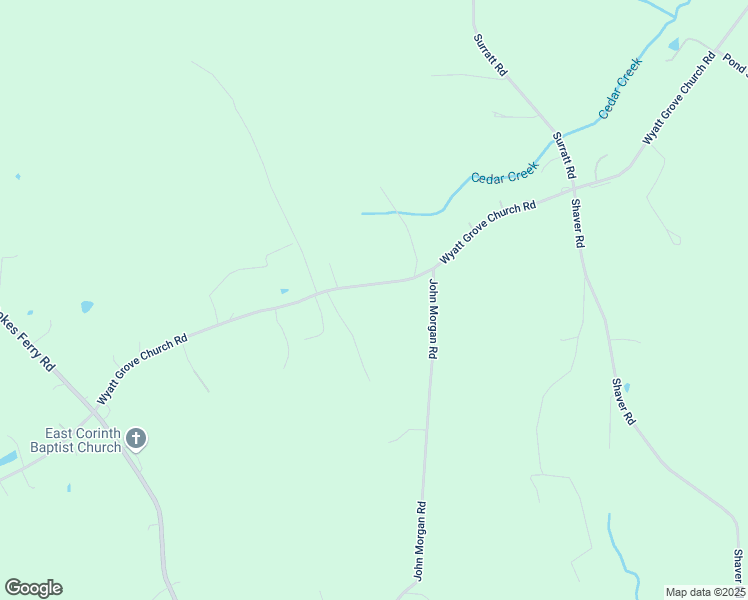map of restaurants, bars, coffee shops, grocery stores, and more near 875 Wyatt Grove Church Road in Gold Hill