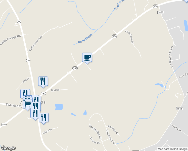 map of restaurants, bars, coffee shops, grocery stores, and more near 4733 Mountain Creek Avenue in Denver