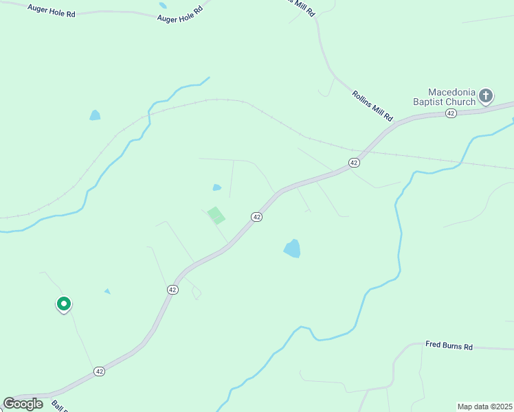map of restaurants, bars, coffee shops, grocery stores, and more near 9605 North Carolina 42 in Holly Springs