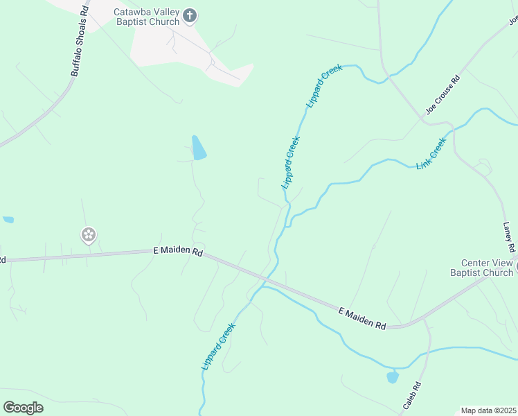 map of restaurants, bars, coffee shops, grocery stores, and more near 4718 Creekside Way in Maiden