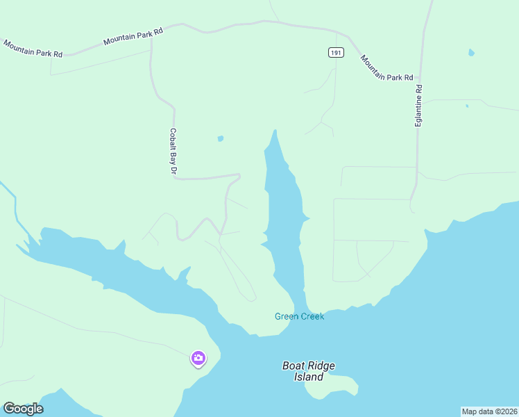 map of restaurants, bars, coffee shops, grocery stores, and more near 192 Quiet Bend Court in Fairfield Bay