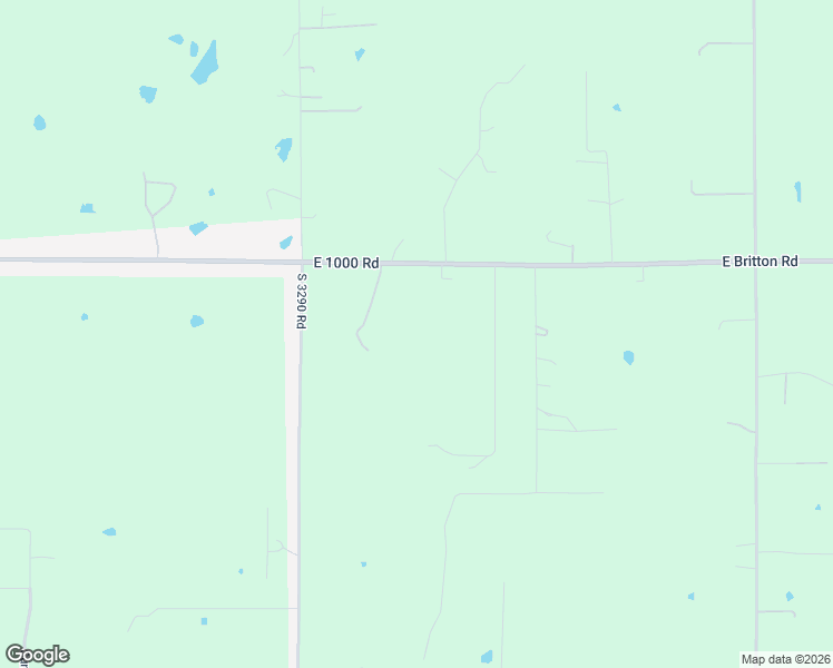 map of restaurants, bars, coffee shops, grocery stores, and more near 329165 East 1000 Road in Harrah
