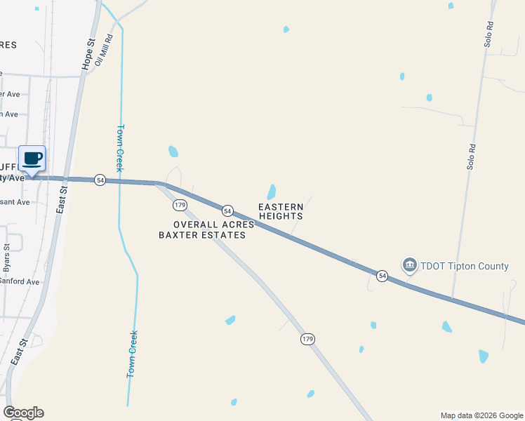 map of restaurants, bars, coffee shops, grocery stores, and more near 40 Vandergrift Drive in Covington