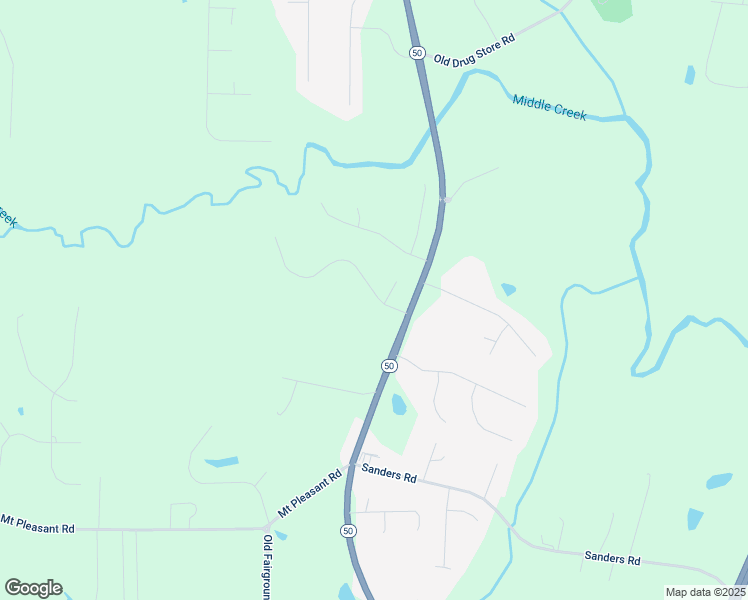 map of restaurants, bars, coffee shops, grocery stores, and more near 91 Reese Drive in Johnston County