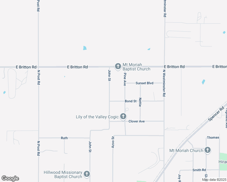 map of restaurants, bars, coffee shops, grocery stores, and more near 9200 Joan Drive in Oklahoma City