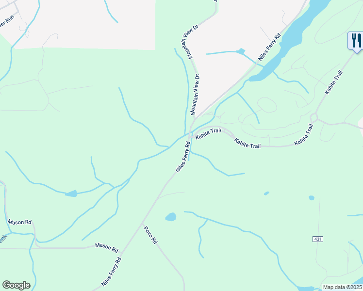 map of restaurants, bars, coffee shops, grocery stores, and more near 2697 Niles Ferry Rd in Vonore