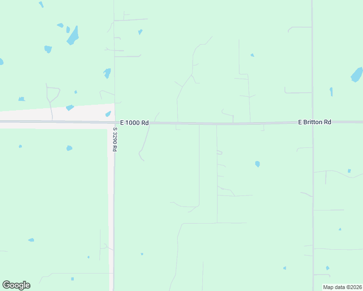 map of restaurants, bars, coffee shops, grocery stores, and more near 329301 East 1000 Road in Harrah
