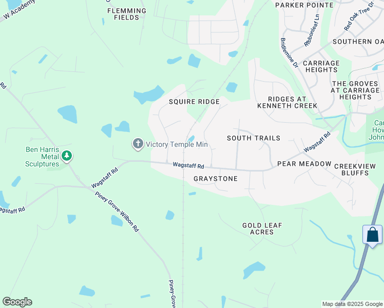 map of restaurants, bars, coffee shops, grocery stores, and more near 812 Durango Court in Fuquay-Varina