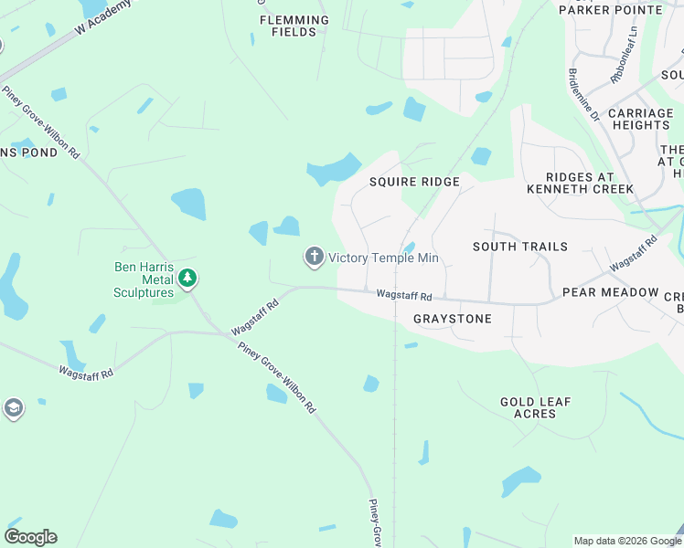 map of restaurants, bars, coffee shops, grocery stores, and more near 920 Wagstaff Road in Fuquay-Varina