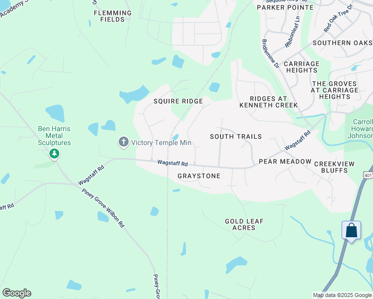 map of restaurants, bars, coffee shops, grocery stores, and more near 805 Durango Court in Fuquay-Varina
