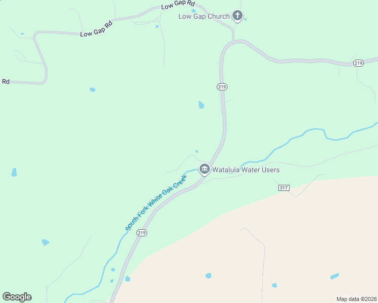 map of restaurants, bars, coffee shops, grocery stores, and more near 12531 Arkansas 219 in Ozark