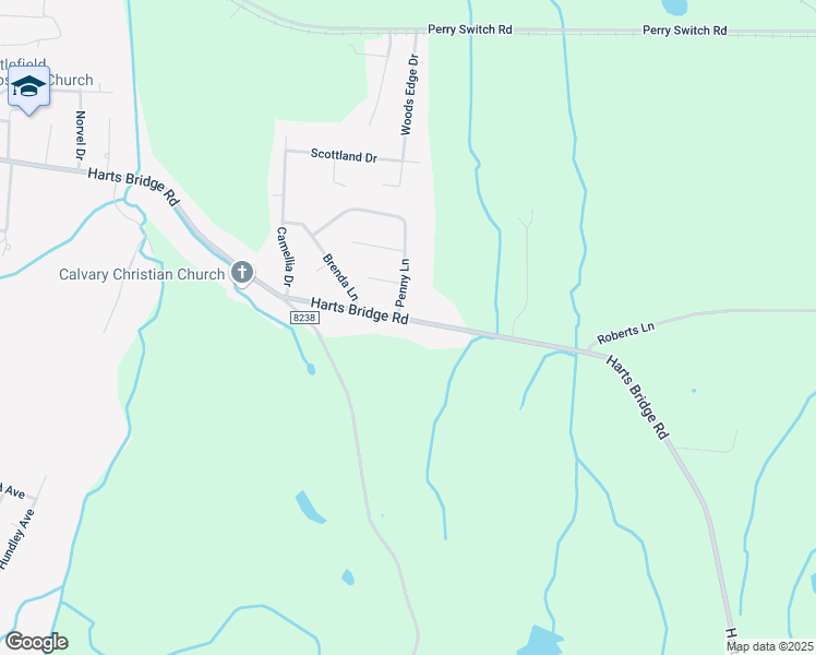 map of restaurants, bars, coffee shops, grocery stores, and more near 408 Harts Bridge Road in Jackson