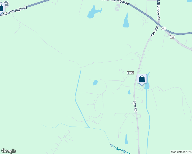 map of restaurants, bars, coffee shops, grocery stores, and more near 298 Margaret Court in China Grove