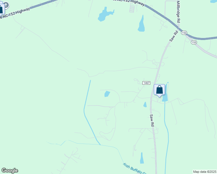 map of restaurants, bars, coffee shops, grocery stores, and more near 298 Margaret Court in China Grove