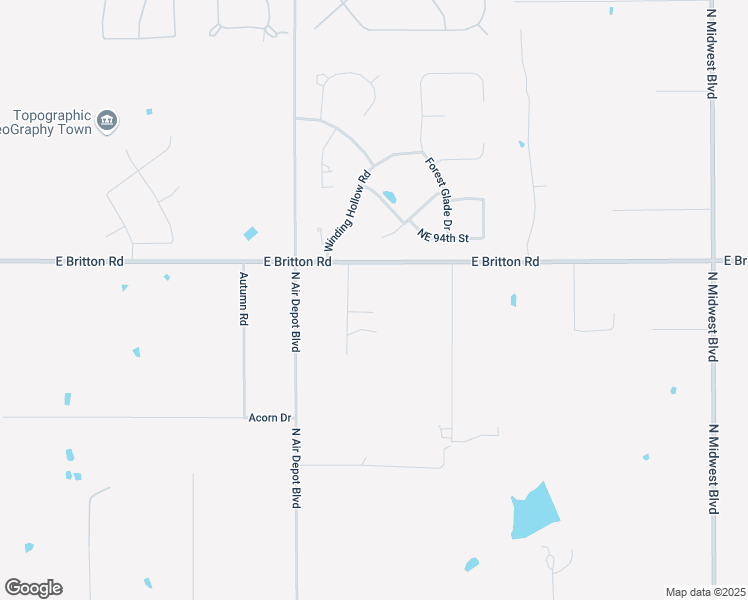 map of restaurants, bars, coffee shops, grocery stores, and more near 9300 Allison Lane in Oklahoma City