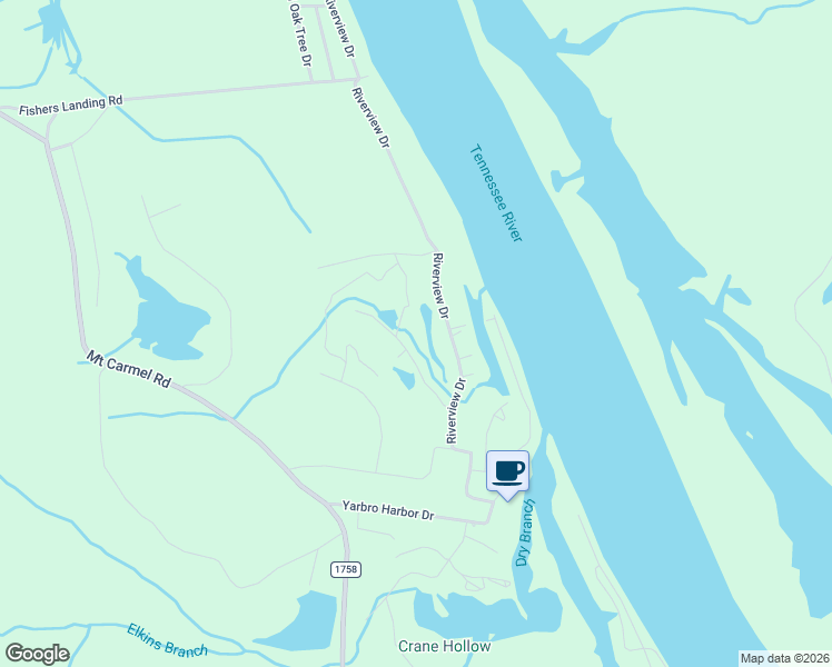map of restaurants, bars, coffee shops, grocery stores, and more near 532 Riverview Drive in Decaturville