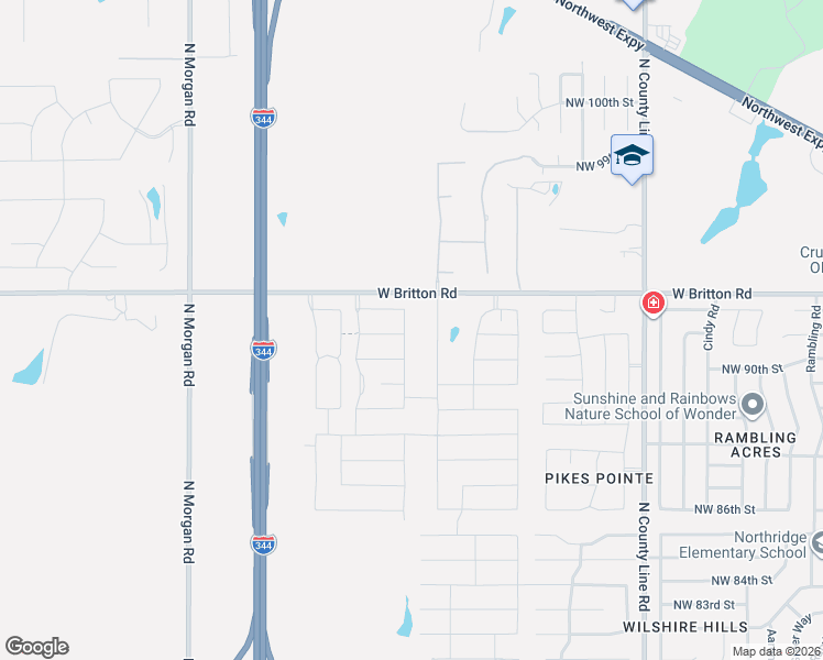 map of restaurants, bars, coffee shops, grocery stores, and more near 9312 Arman Drive in Yukon