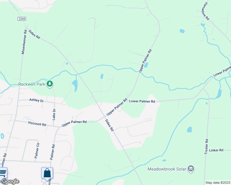 map of restaurants, bars, coffee shops, grocery stores, and more near 266 Hidden Oaks Drive in Rockwell