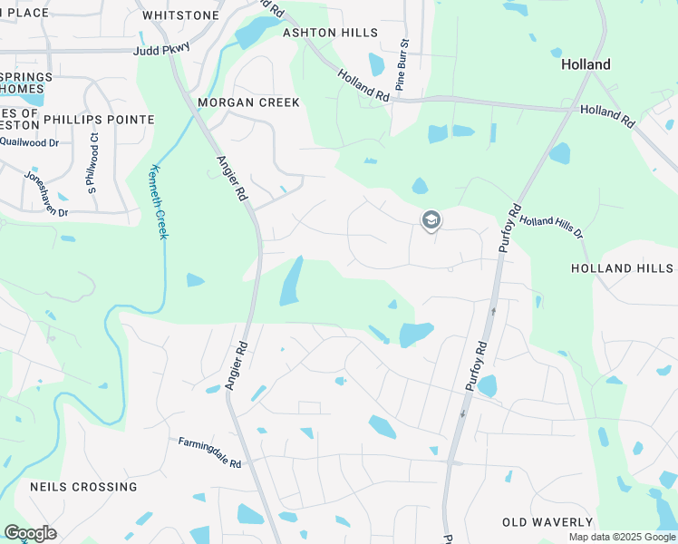 map of restaurants, bars, coffee shops, grocery stores, and more near 1110 Kimball Crest Court in Fuquay Varina