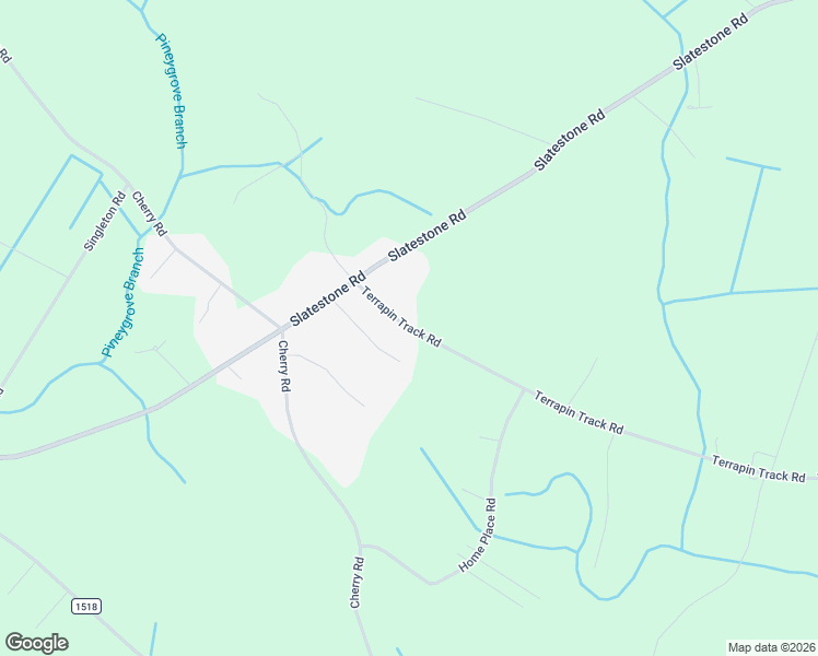 map of restaurants, bars, coffee shops, grocery stores, and more near Terrapin Track Road in Washington