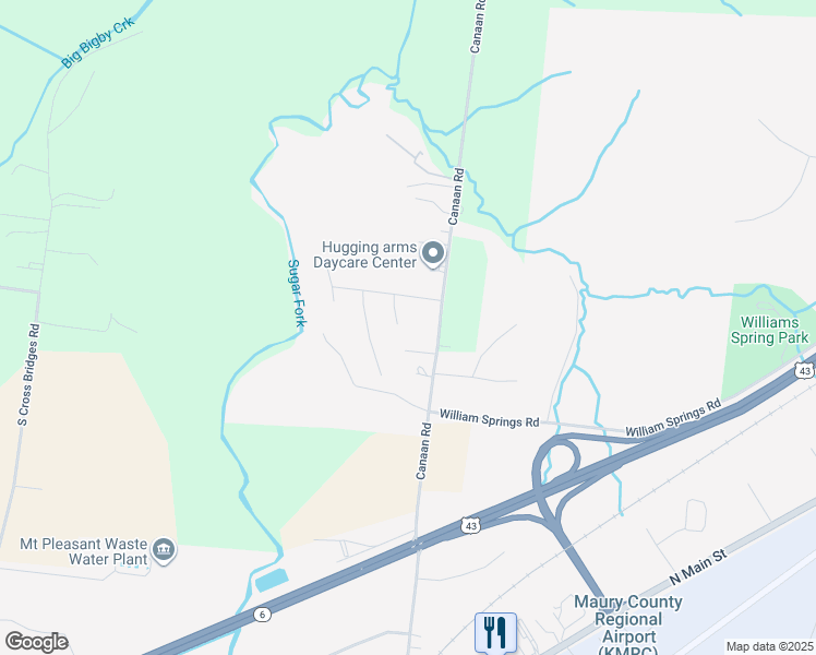 map of restaurants, bars, coffee shops, grocery stores, and more near 707 Sugar Bend Drive in Columbia