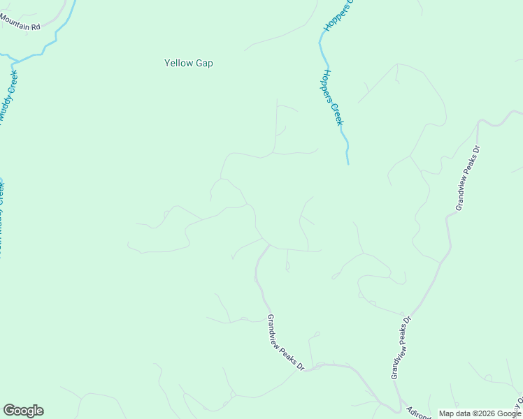 map of restaurants, bars, coffee shops, grocery stores, and more near 61 Coal Pit Mountain Drive in Nebo