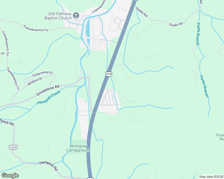 map of restaurants, bars, coffee shops, grocery stores, and more near 61 Summer Place Drive in Waynesville