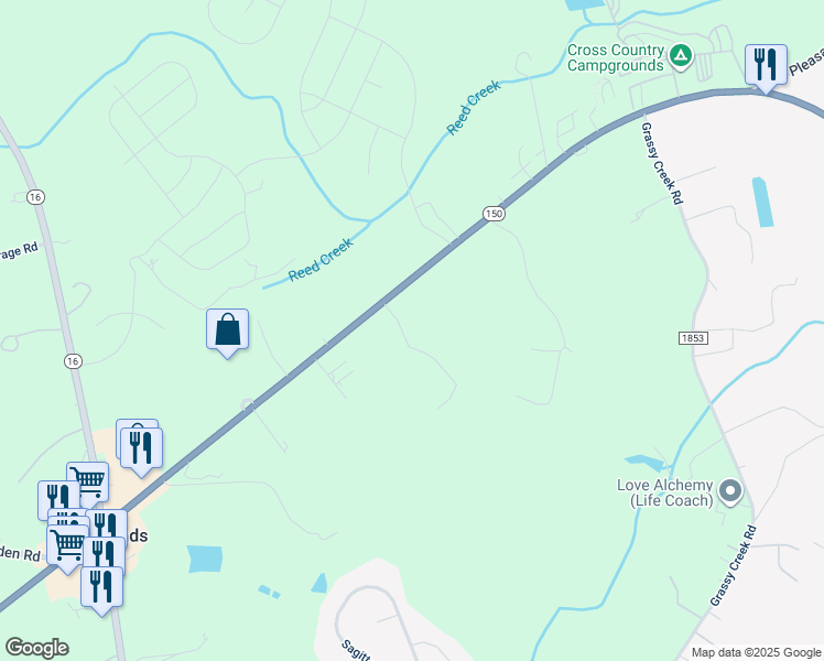 map of restaurants, bars, coffee shops, grocery stores, and more near 4640 Zeb Little Road in Denver