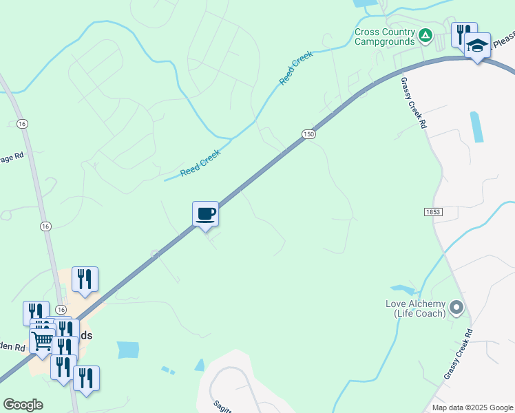 map of restaurants, bars, coffee shops, grocery stores, and more near 4640 Zeb Little Road in Denver