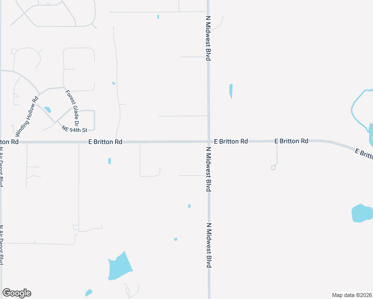 map of restaurants, bars, coffee shops, grocery stores, and more near 7834 East Britton Road in Jones