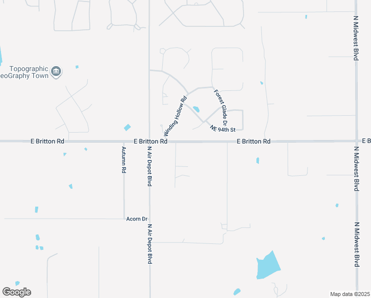 map of restaurants, bars, coffee shops, grocery stores, and more near 9300 Allison Lane in Oklahoma City
