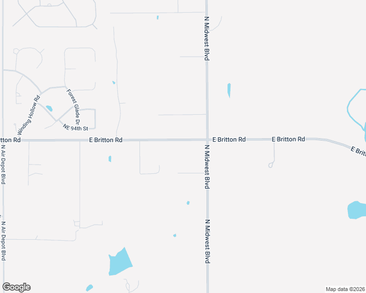 map of restaurants, bars, coffee shops, grocery stores, and more near 7834 East Britton Road in Jones