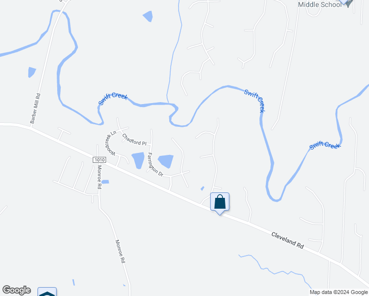map of restaurants, bars, coffee shops, grocery stores, and more near 120 Brindley Circle in Clayton