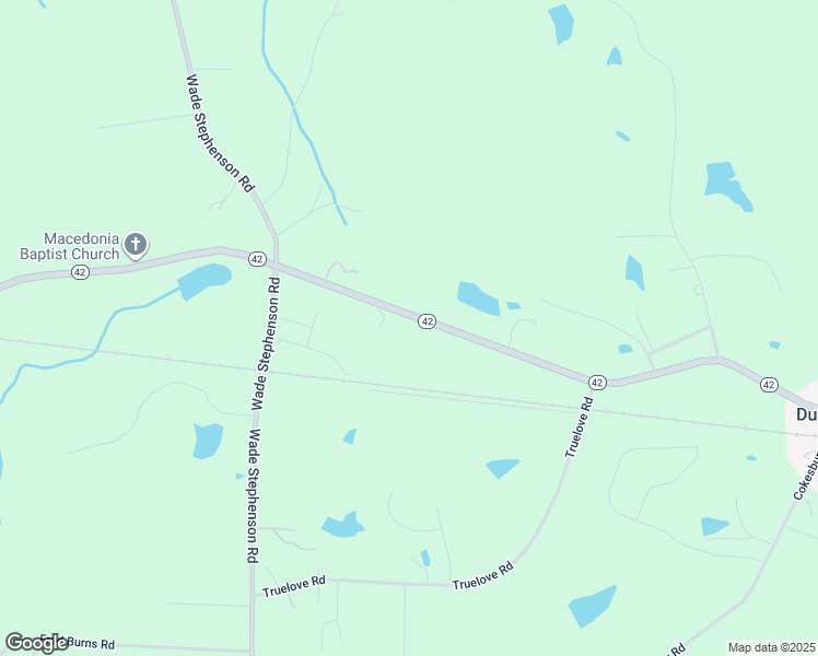 map of restaurants, bars, coffee shops, grocery stores, and more near 11124 North Carolina 42 in Holly Springs