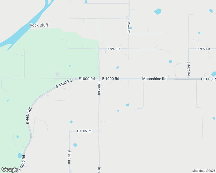 map of restaurants, bars, coffee shops, grocery stores, and more near 447166 East 1000 Road in Gore