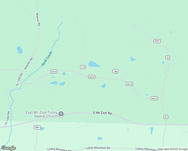 map of restaurants, bars, coffee shops, grocery stores, and more near 755 County Road 4410 in Clarksville