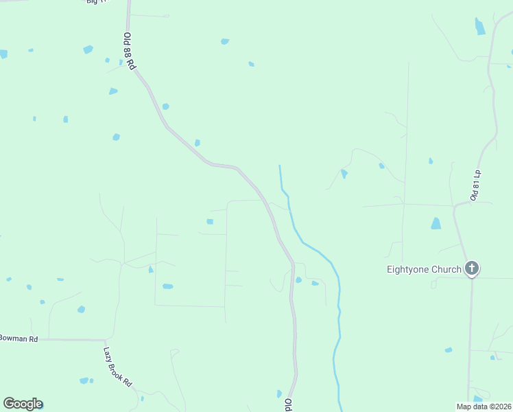 map of restaurants, bars, coffee shops, grocery stores, and more near 8927 Old 88 Road in Rudy