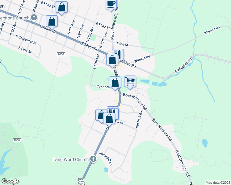 220 Island Ford Rd, Maiden NC Walk Score