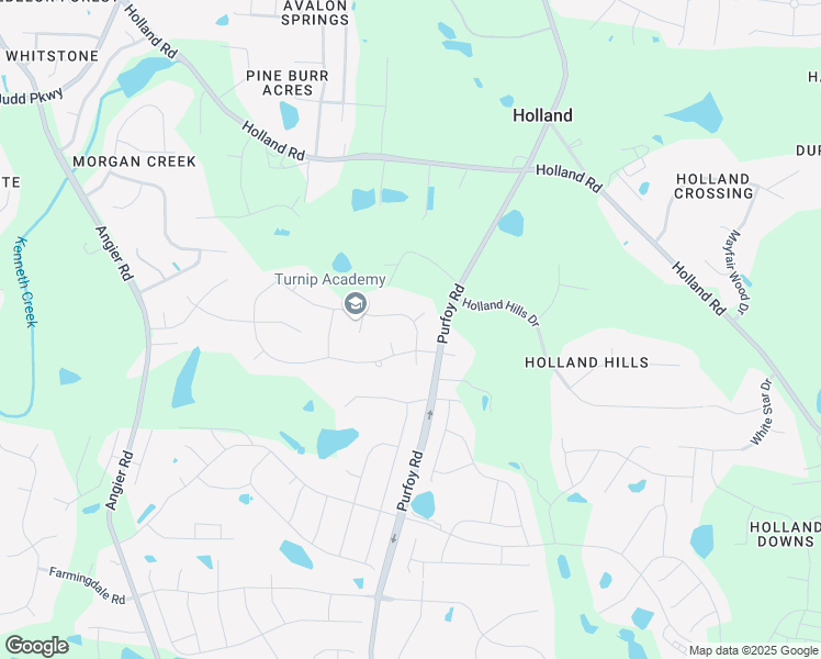 map of restaurants, bars, coffee shops, grocery stores, and more near 1400 Chimney Ridge Drive in Fuquay-Varina