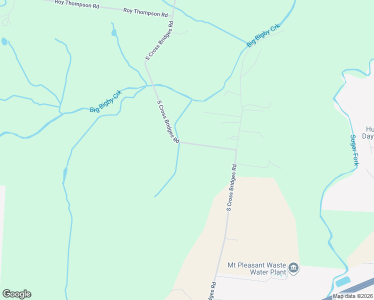 map of restaurants, bars, coffee shops, grocery stores, and more near 1059 South Cross Bridges Road in Mount Pleasant