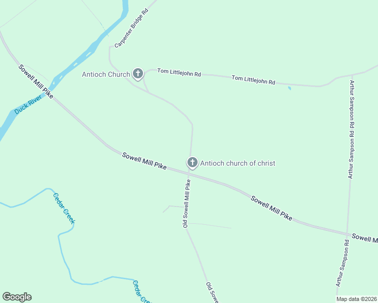 map of restaurants, bars, coffee shops, grocery stores, and more near 4415 Old Sowell Mill Pike in Columbia