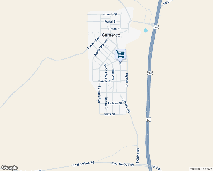 map of restaurants, bars, coffee shops, grocery stores, and more near in Gallup