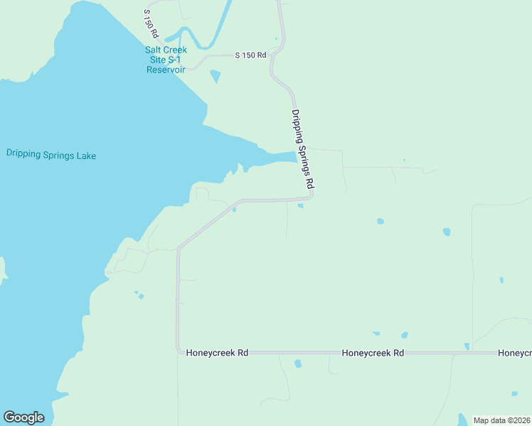 map of restaurants, bars, coffee shops, grocery stores, and more near Dripping Springs Lake Road in Okmulgee